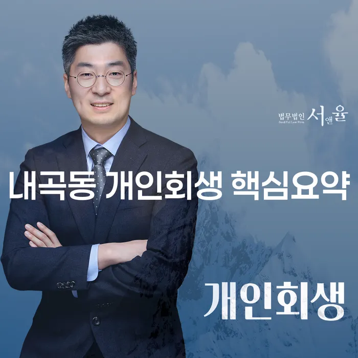 내곡동 개인회생 핵심요약