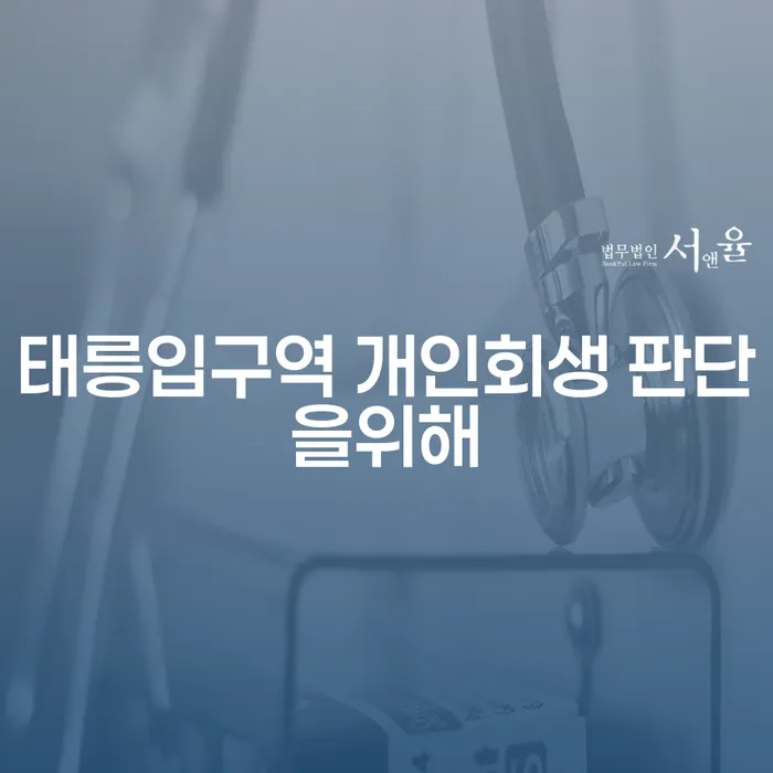 태릉입구역 개인회생 판단을위해