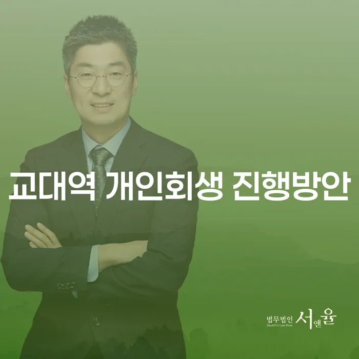 교대역 개인회생 진행방안