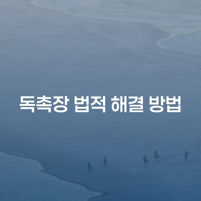 독촉장 법적 해결 방법: 어떻게 대처해야 할까요?